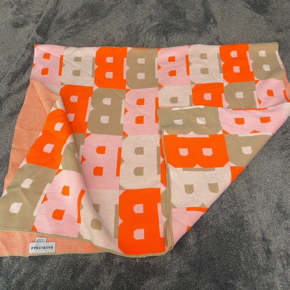 BaubleBar Repeat letter B blanket
